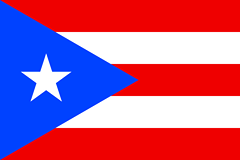 State flag for Puerto Rico